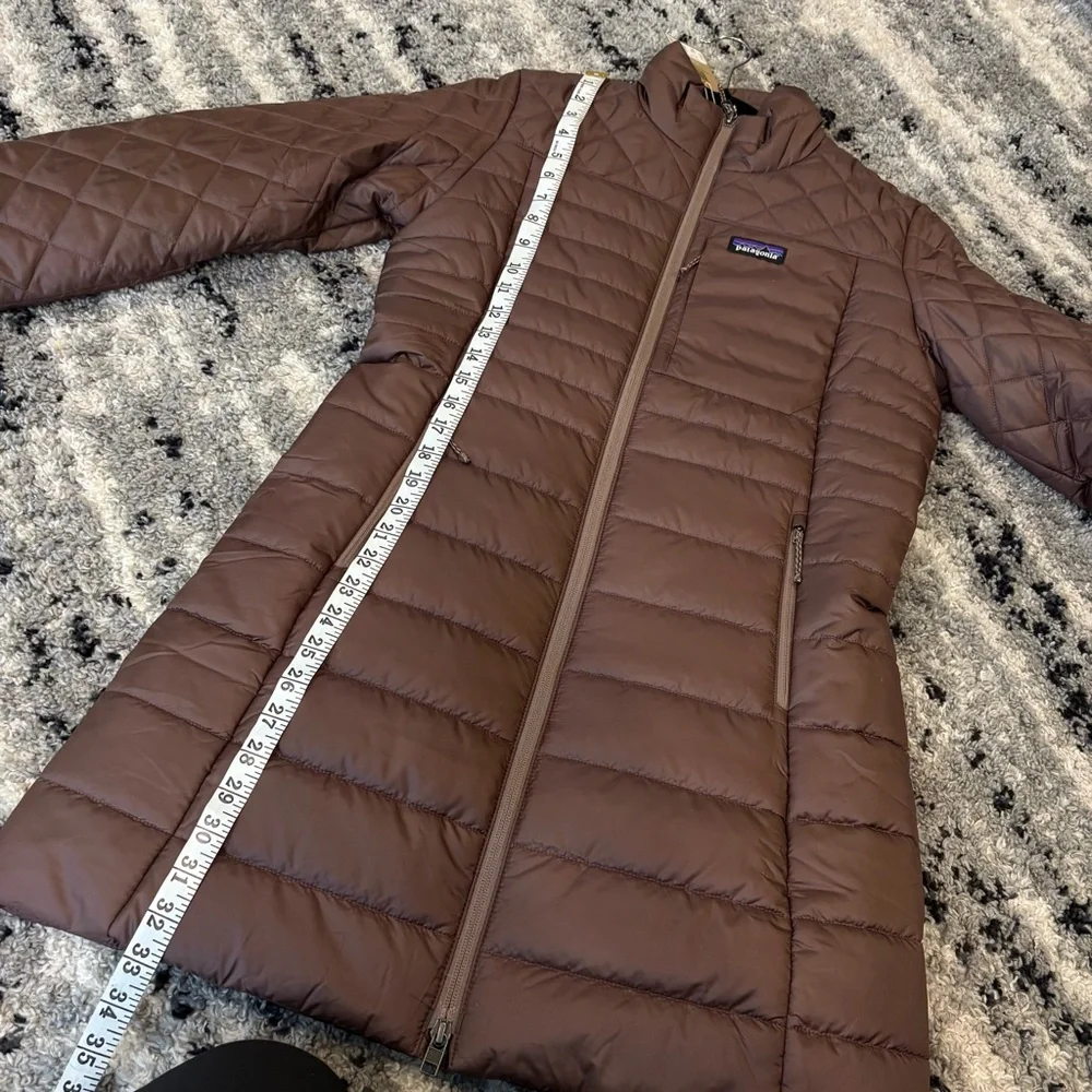 Patagonia Women's Radalie Parka Dusky Brown Size Small New Puffer Coat Jacket - Picture 11 of 16